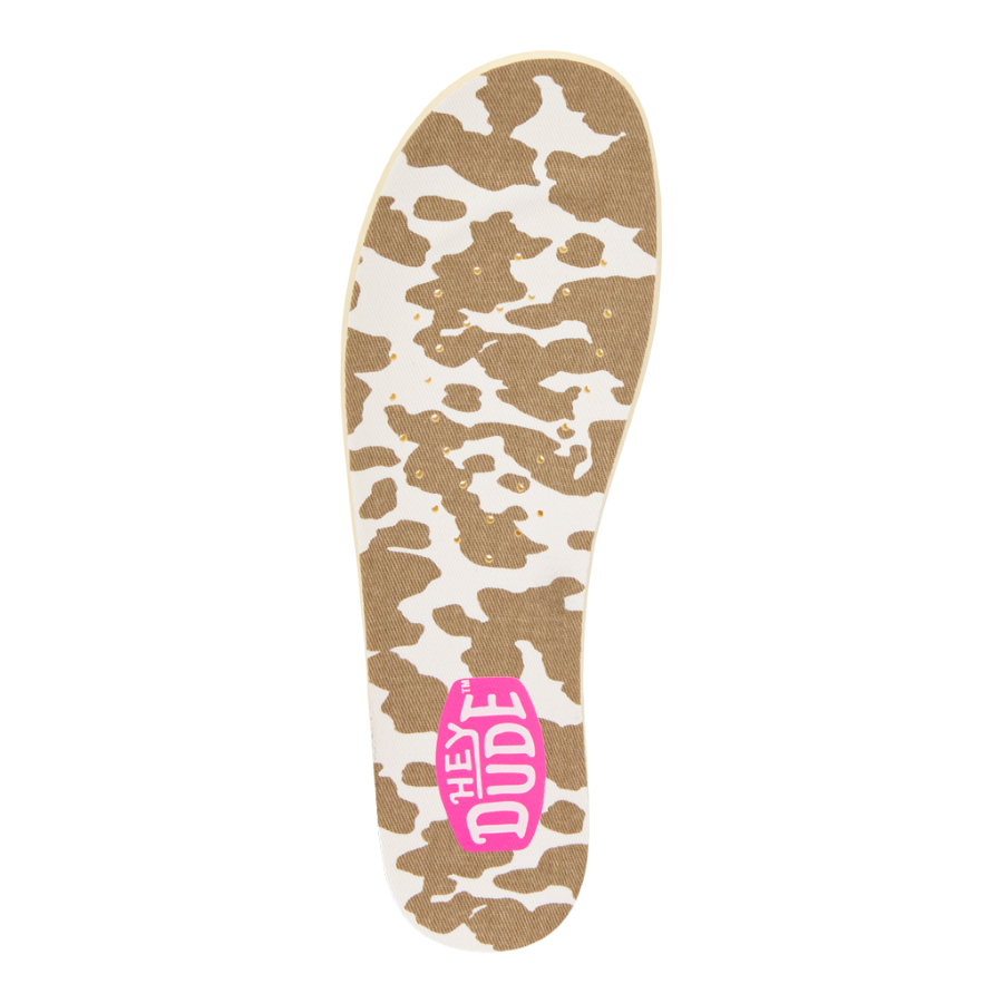 Cow Print Insoles for Comfort & Support | Brown Cow