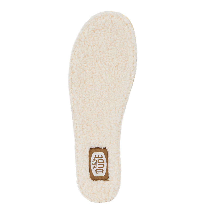 Faux Shearling Insoles for Warmth & Comfort | Cream