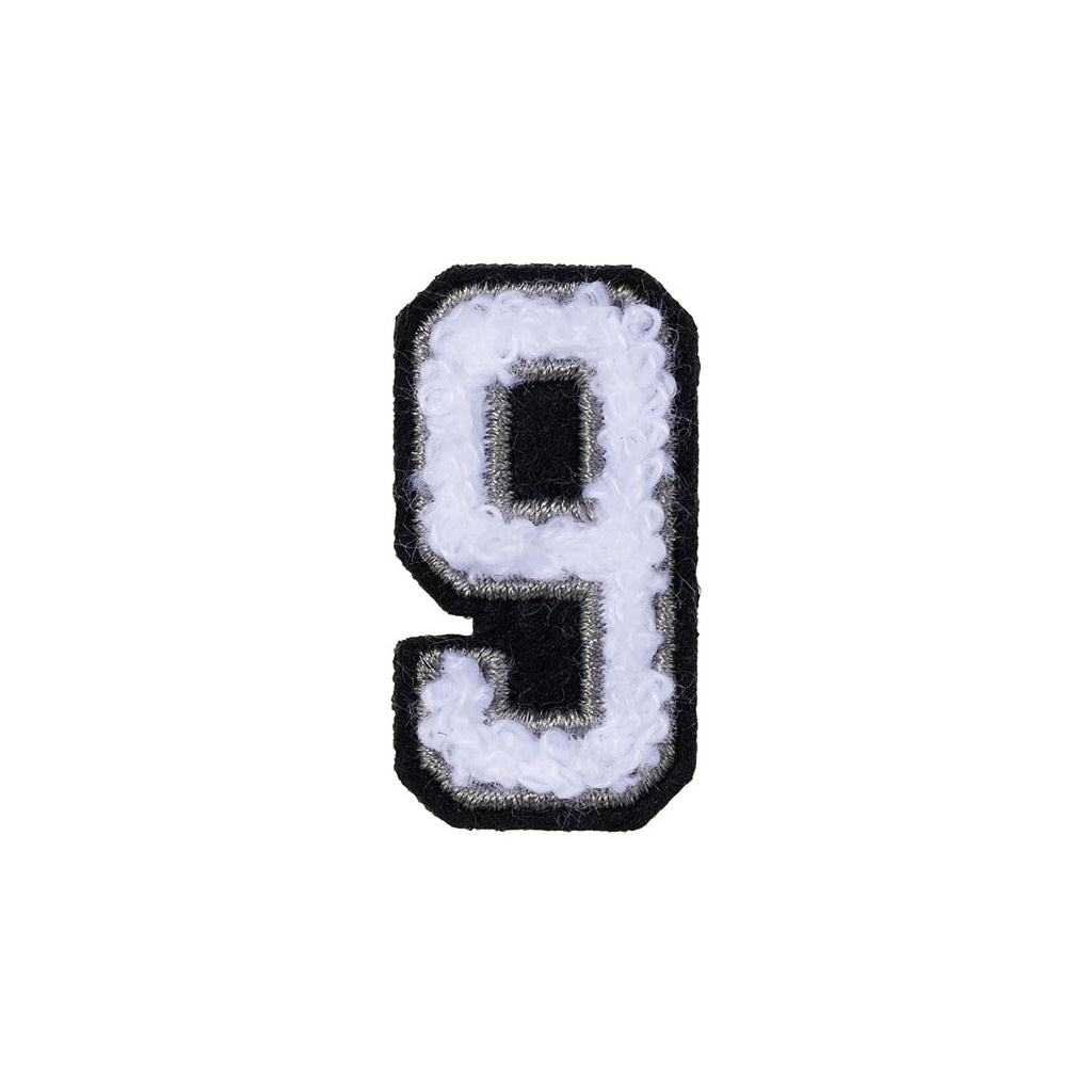 Black & White Peel & Stick Shoe Patch | Number 9 Enneagram