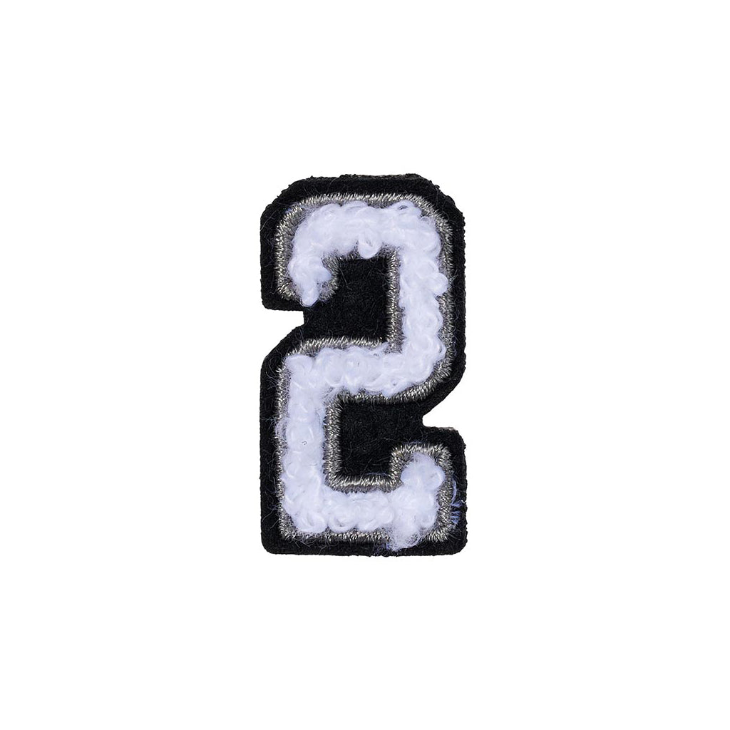 Black & White Peel & Stick Shoe Patch | Number 2 Design