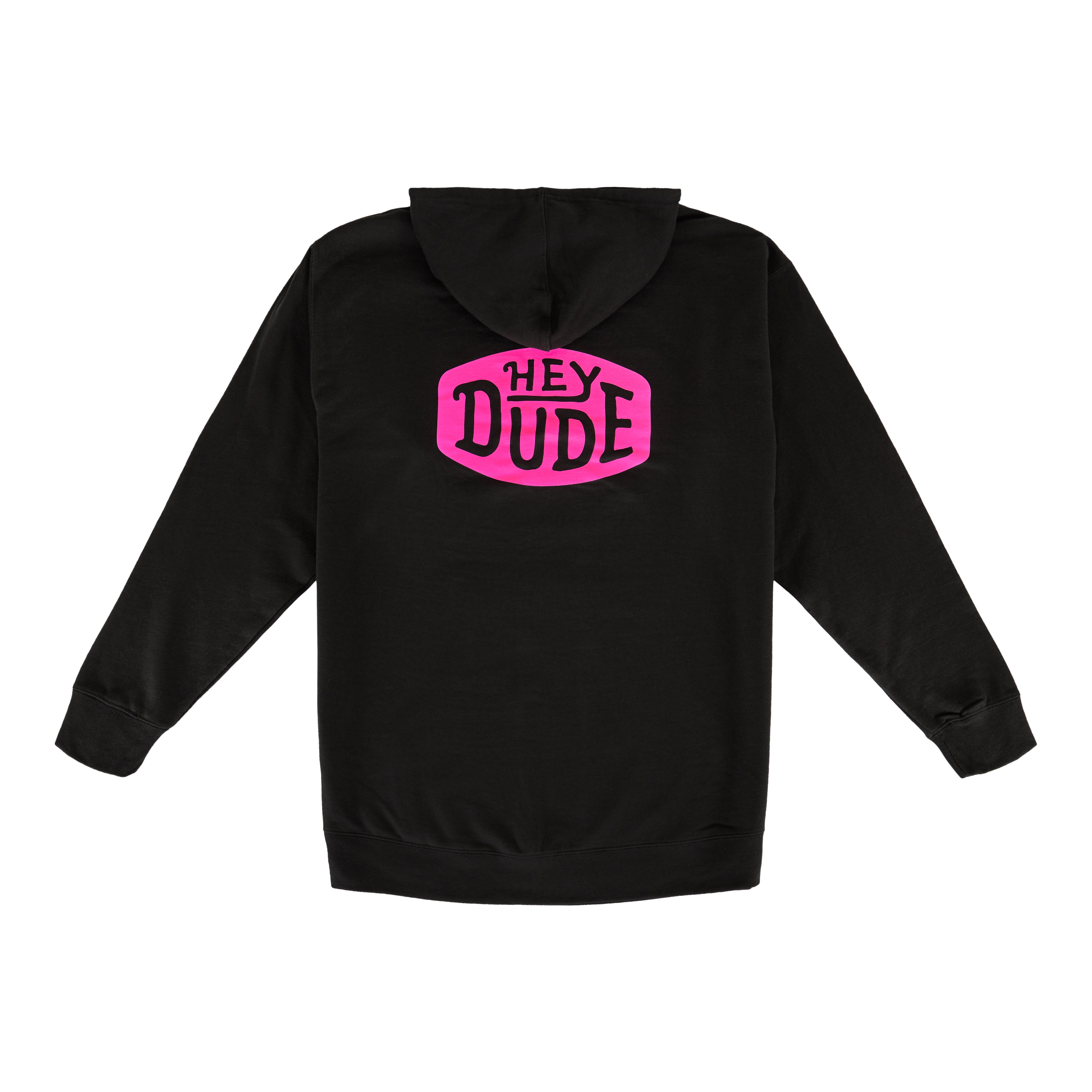 Cozy Graphic Hoodie with Kanga Pocket & Drawstring Hood | HEYDUDE