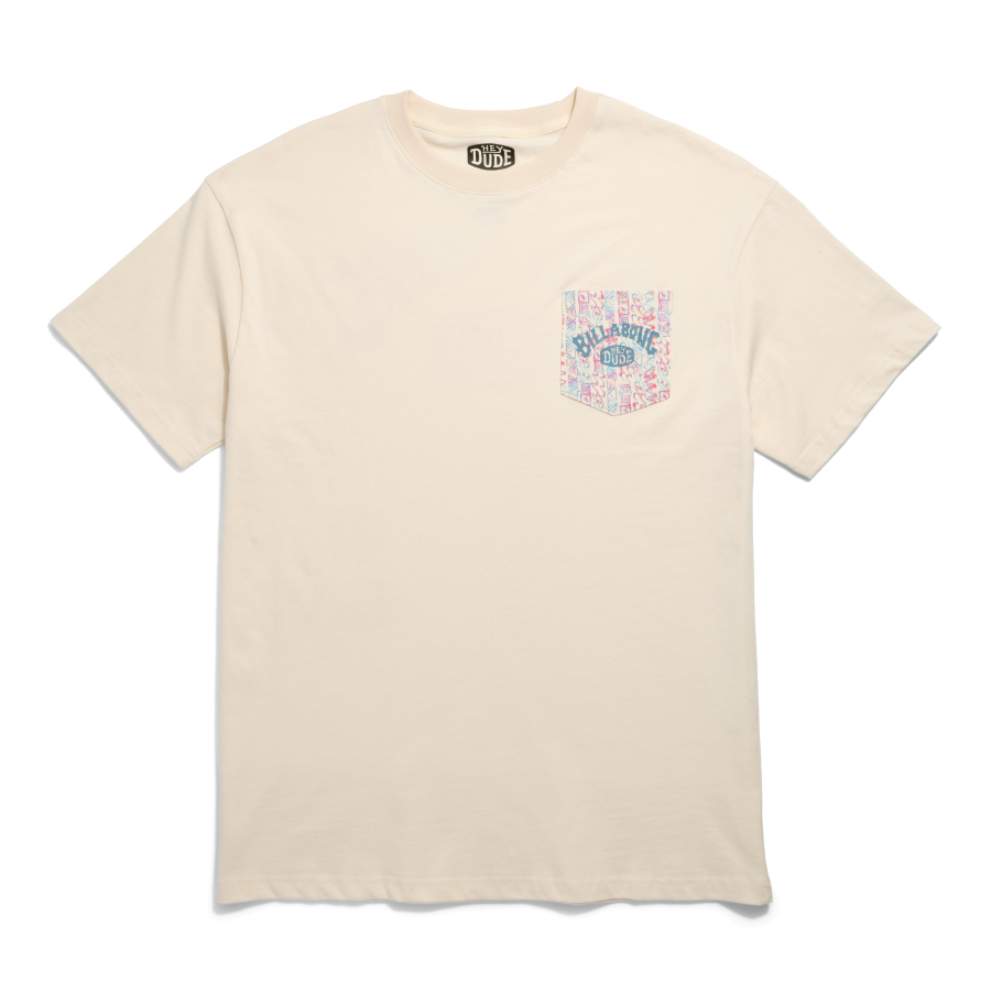 Billabong HD Tee - Crew Neck Loose Fit T-Shirt | Egret