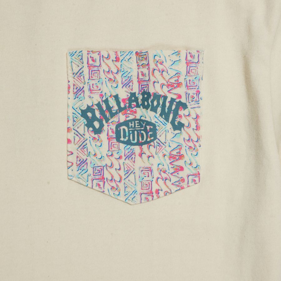Billabong HD Tee - Crew Neck Loose Fit T-Shirt | Egret