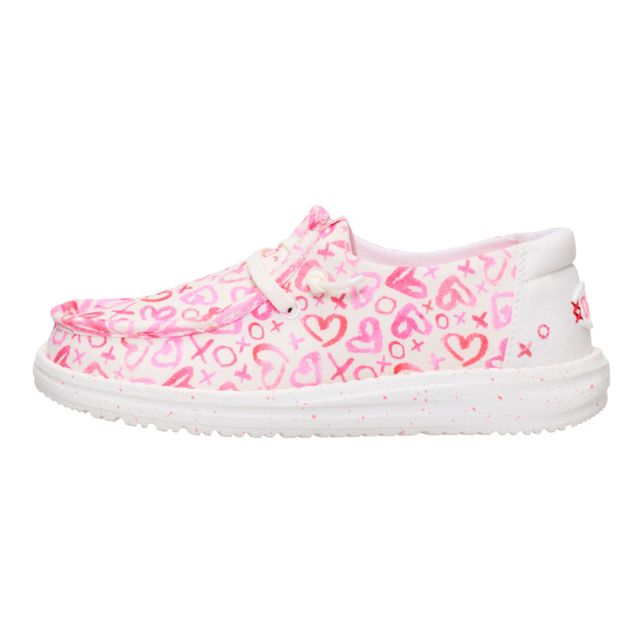Girls' Pink & White Slip-On Shoes for Galentines Day | Wendy Youth