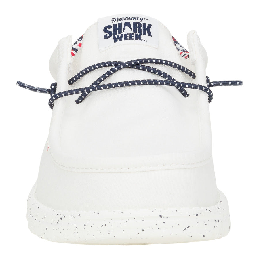 Slip-On Shark Week Shoes with Flex & Fold Technology | Wally Funk