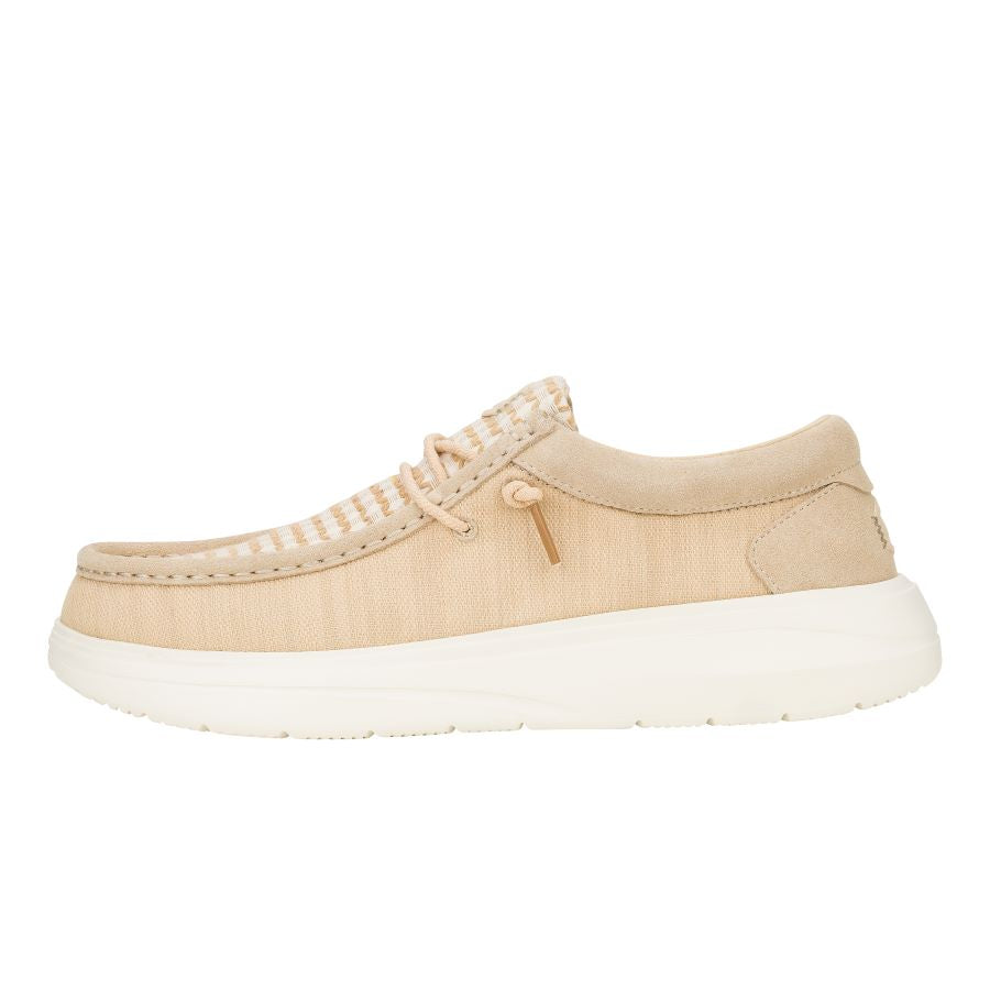 Comfortable Woven Sneakers with Elastic Laces & Padded Support | Wally Comf