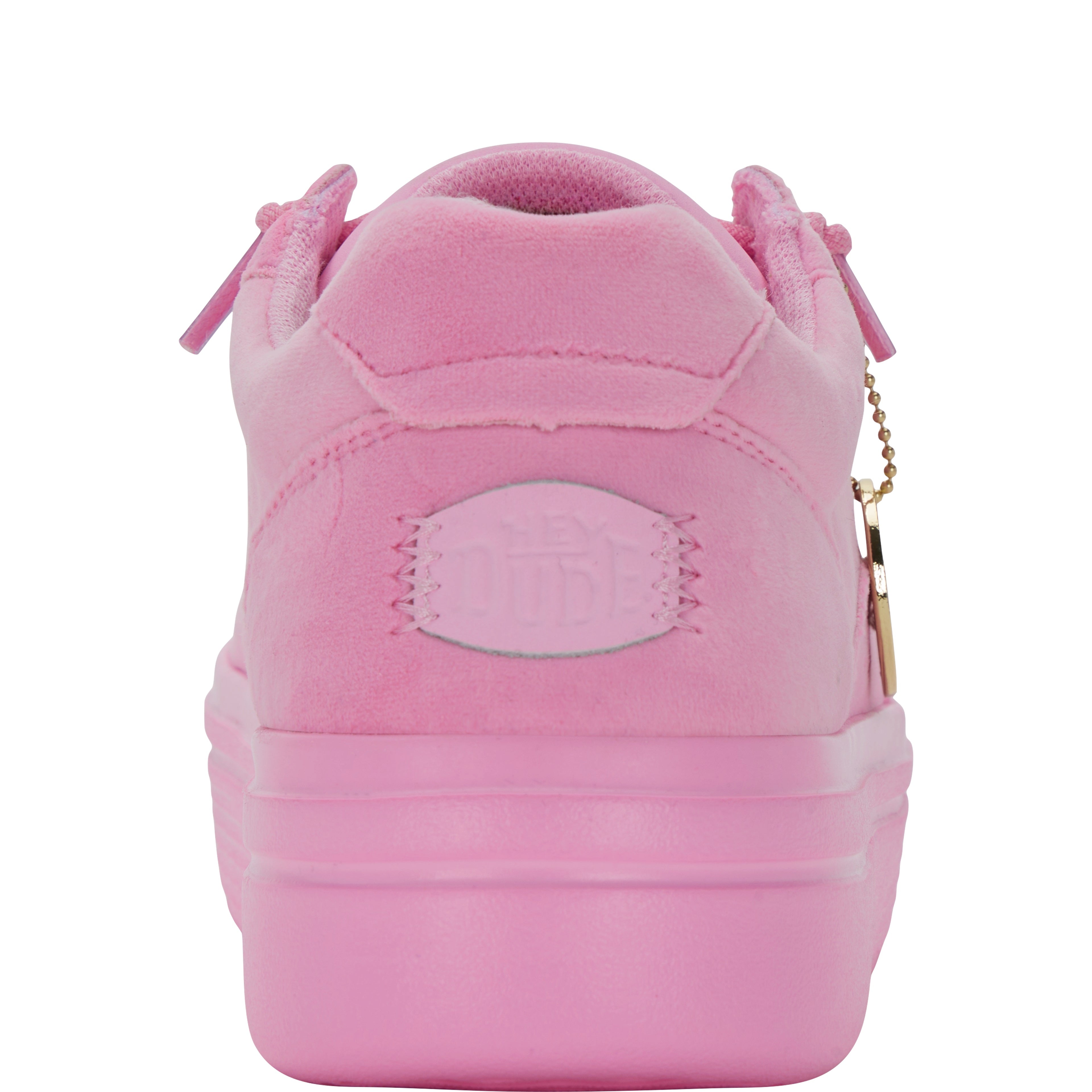 Pink Velour Platform Sneakers with Stretch Laces | Hudson Lift Mean Girls
