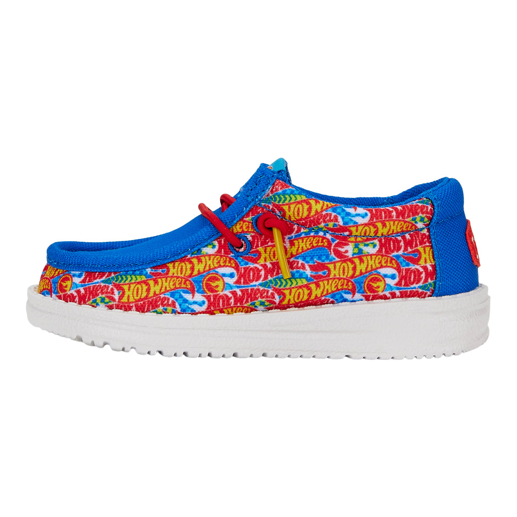 Lightweight Toddler Shoes with Flexible Outsole | HEYDUDE x Hot Wheels