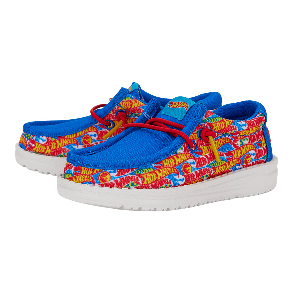 Lightweight Toddler Shoes with Flexible Outsole | HEYDUDE x Hot Wheels