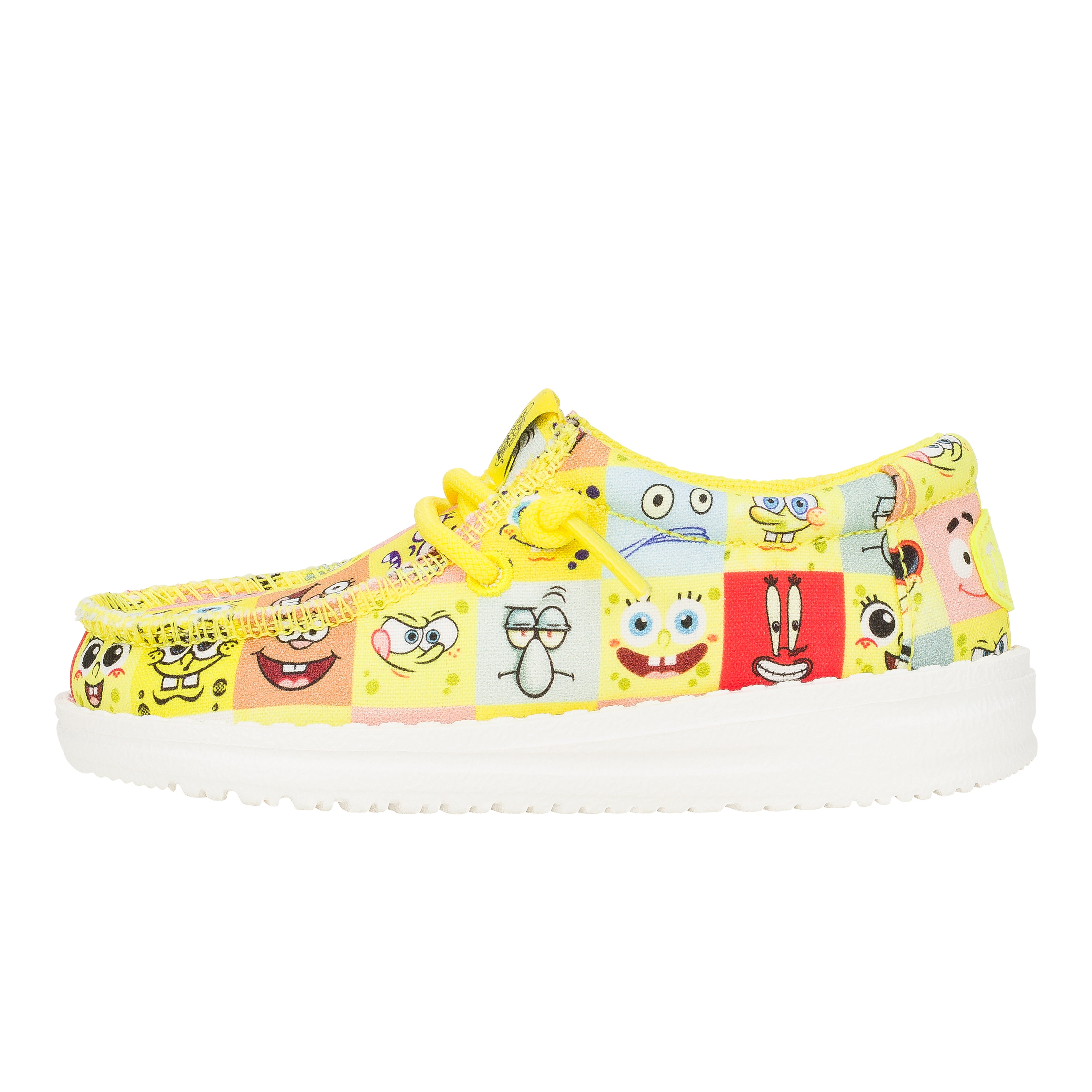 SpongeBob Toddler Shoes with Elastic Laces & Easy-On System | Wally