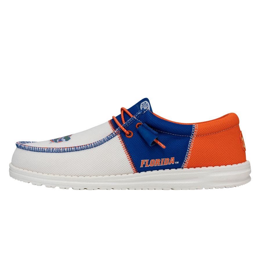 Men's HEYDUDE Wally Tri Slip-On Shoes for Florida Gators Fans | Florida Blue/Orange
