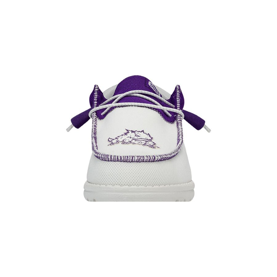 Men's Wally Tri Slip-On Shoes for TCU Fans | HEYDUDE Comfort
