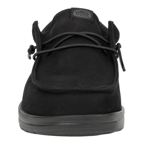 Wide Fit Canvas Work Shoes for Men | Wendy X Triple Black