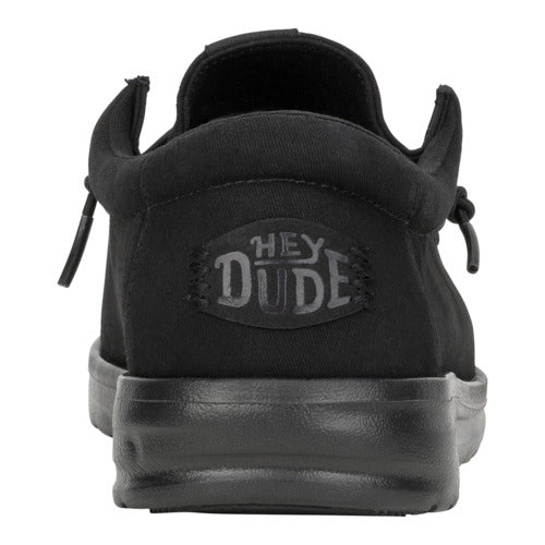 Wide Fit Canvas Work Shoes for Men | Wendy X Triple Black