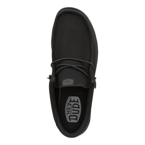 Wide Fit Canvas Work Shoes for Men | Wendy X Triple Black