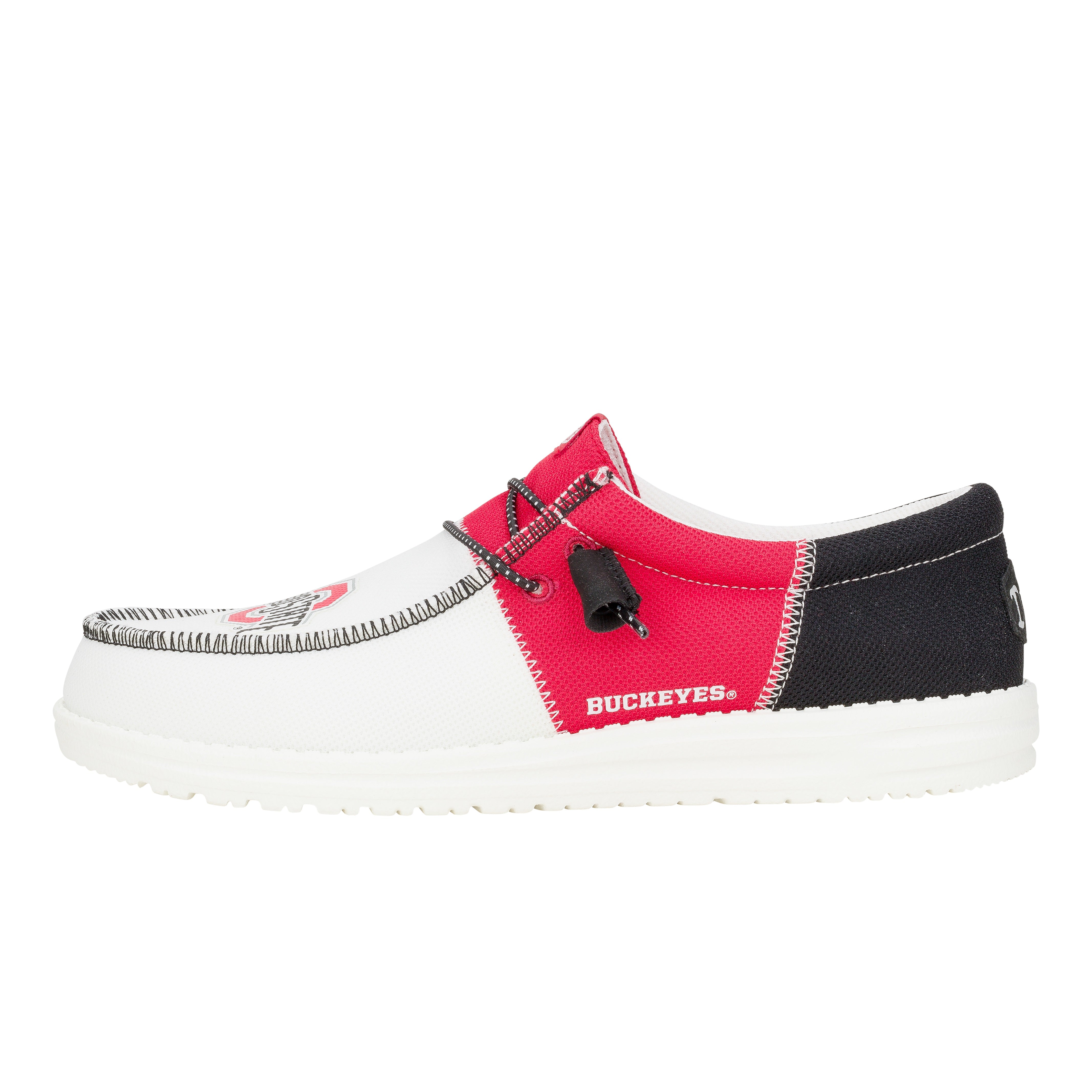 Men's Wally Tri Slip-On Shoes for Ohio State Fans | HEYDUDE Comfort
