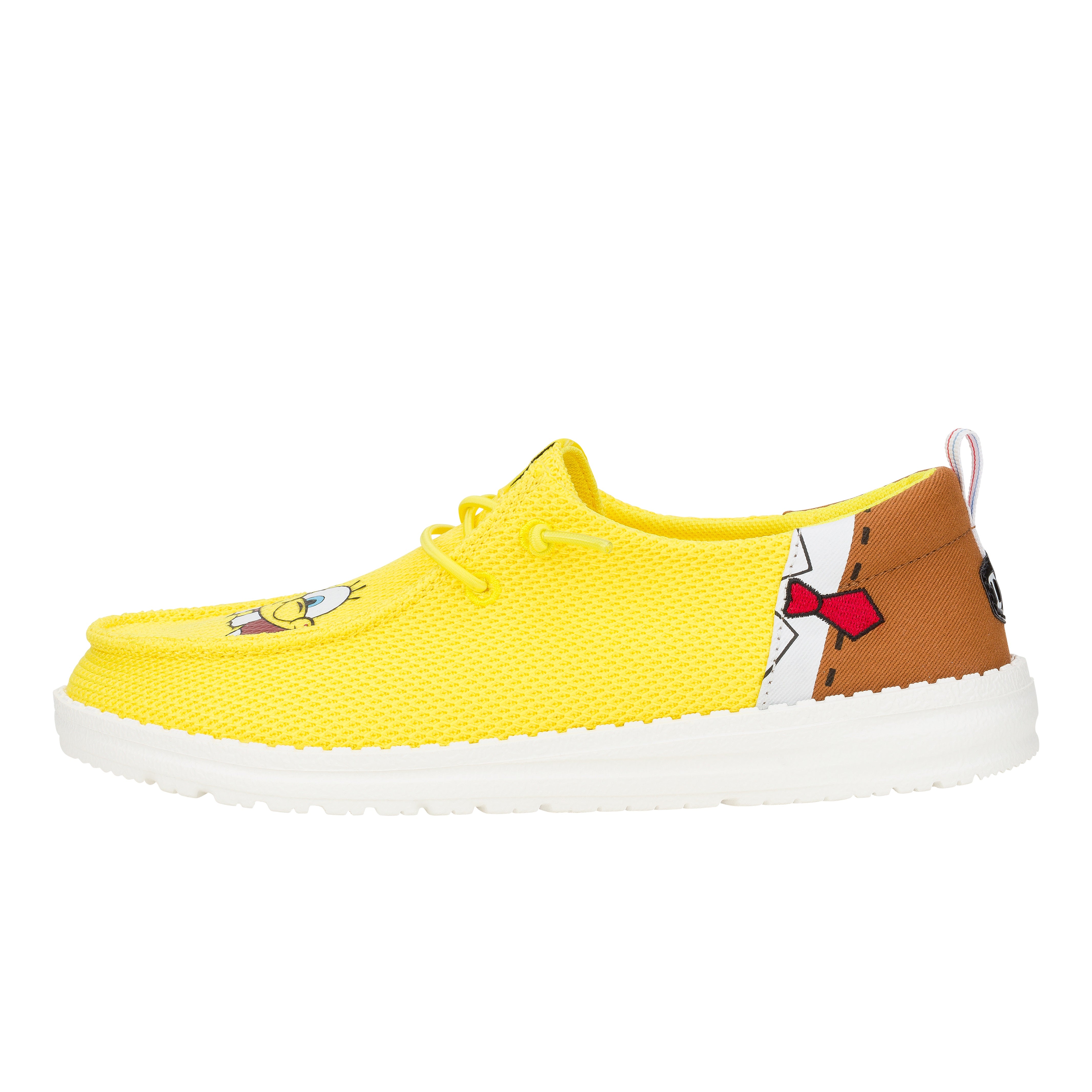 SpongeBob Slip-On Sneakers with Mesh Upper & Elastic Laces | Wendy Funk