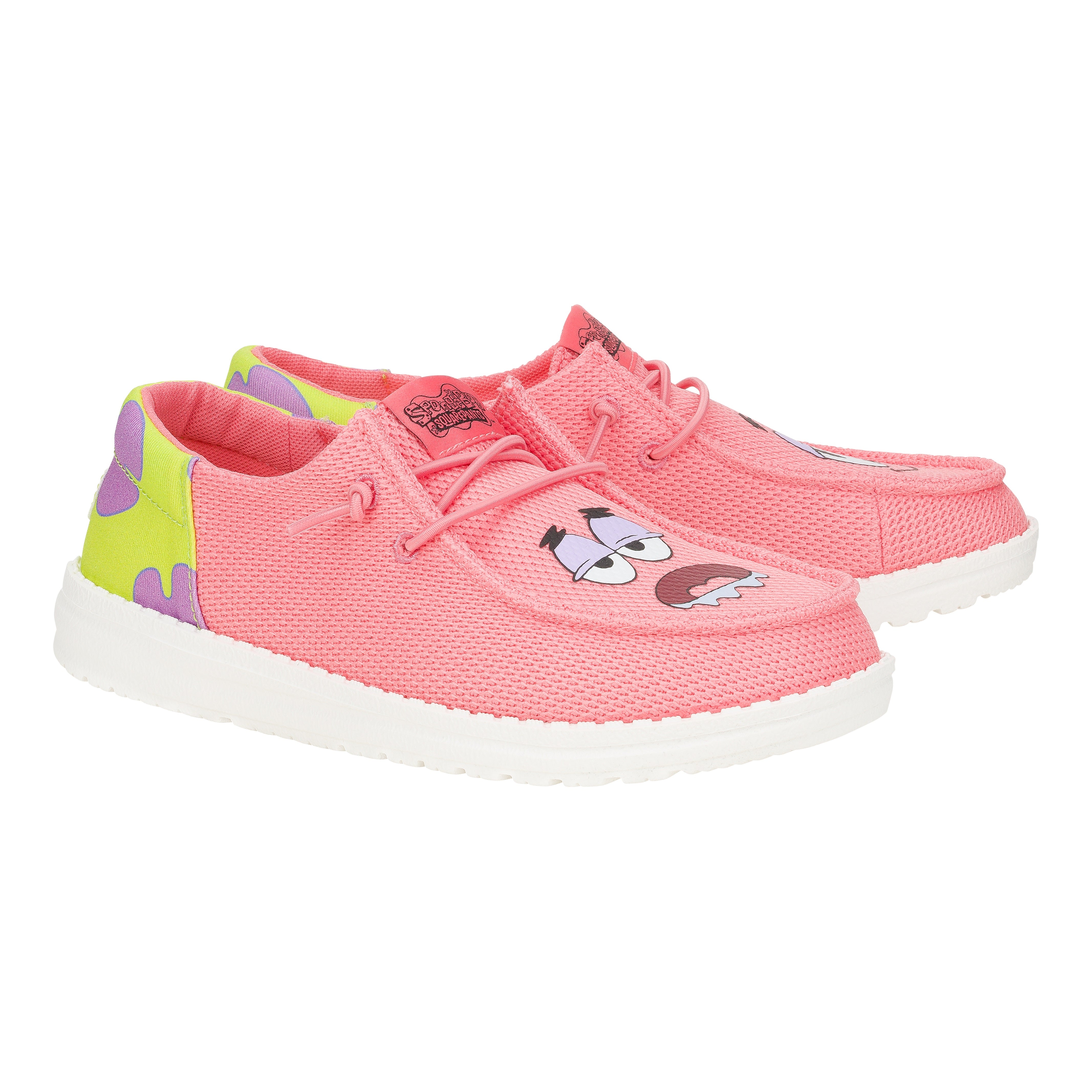 Patrick Star Slip-On Sneakers with Elastic Laces | Wendy Funk