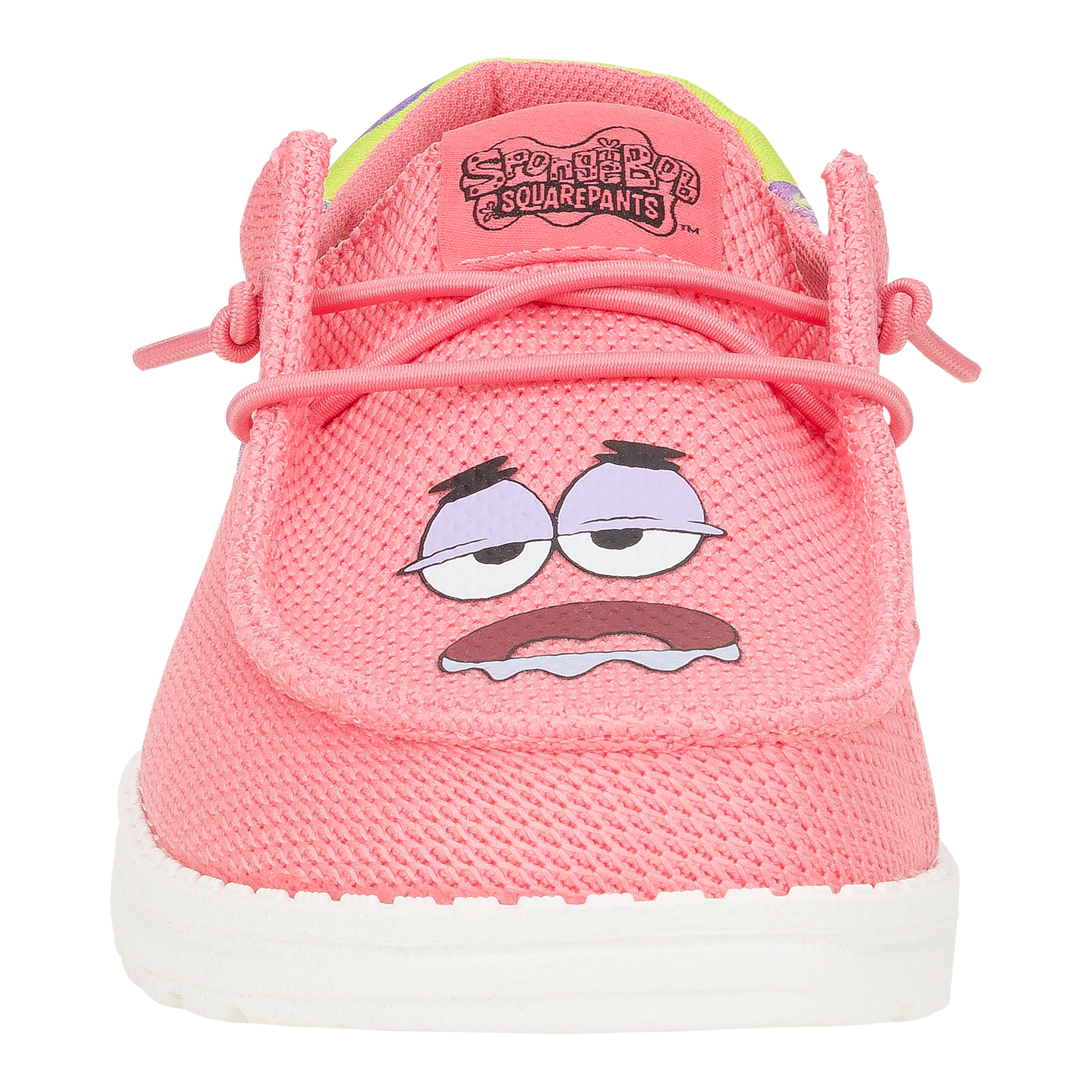 Patrick Star Slip-On Sneakers with Elastic Laces | Wendy Funk