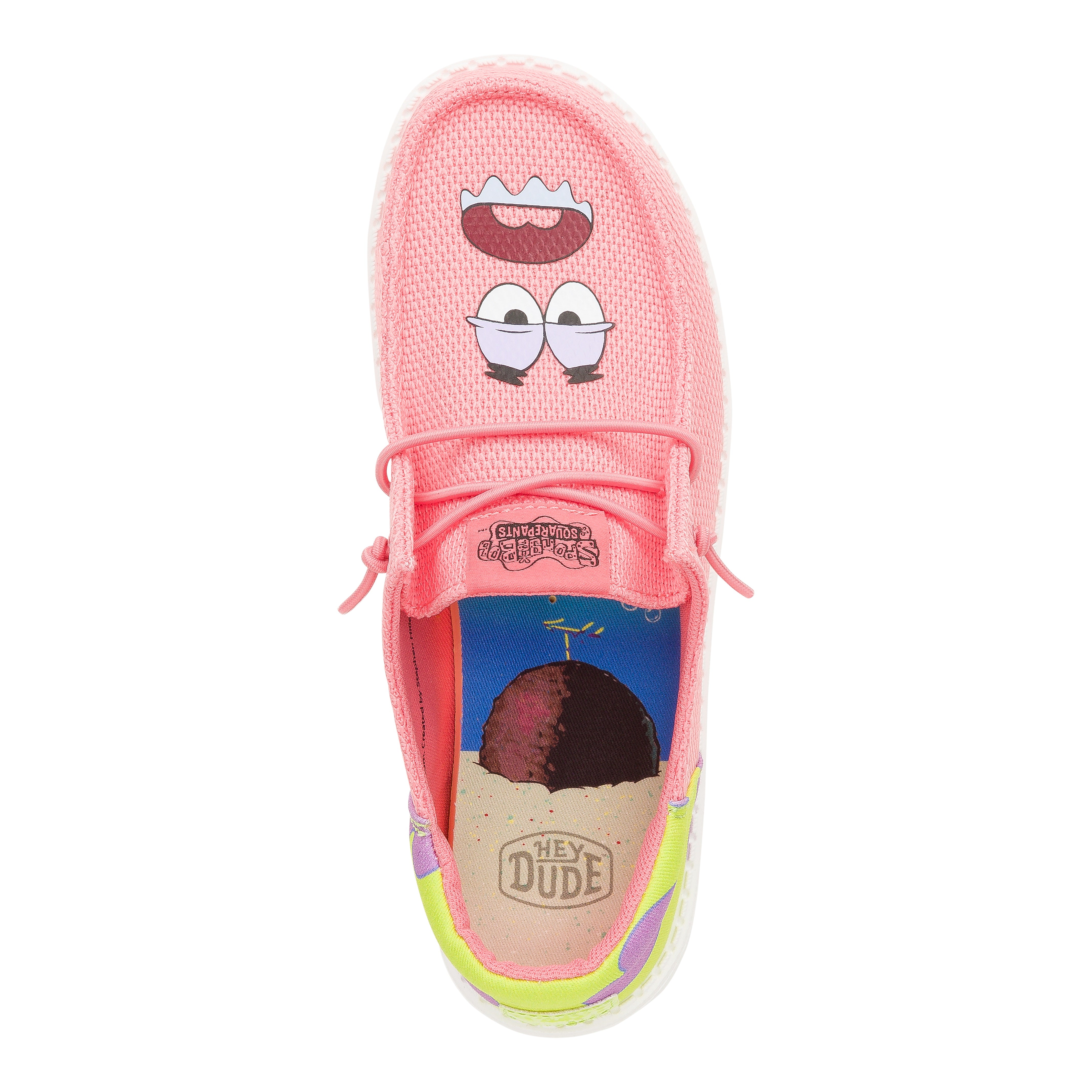 Patrick Star Slip-On Sneakers with Elastic Laces | Wendy Funk