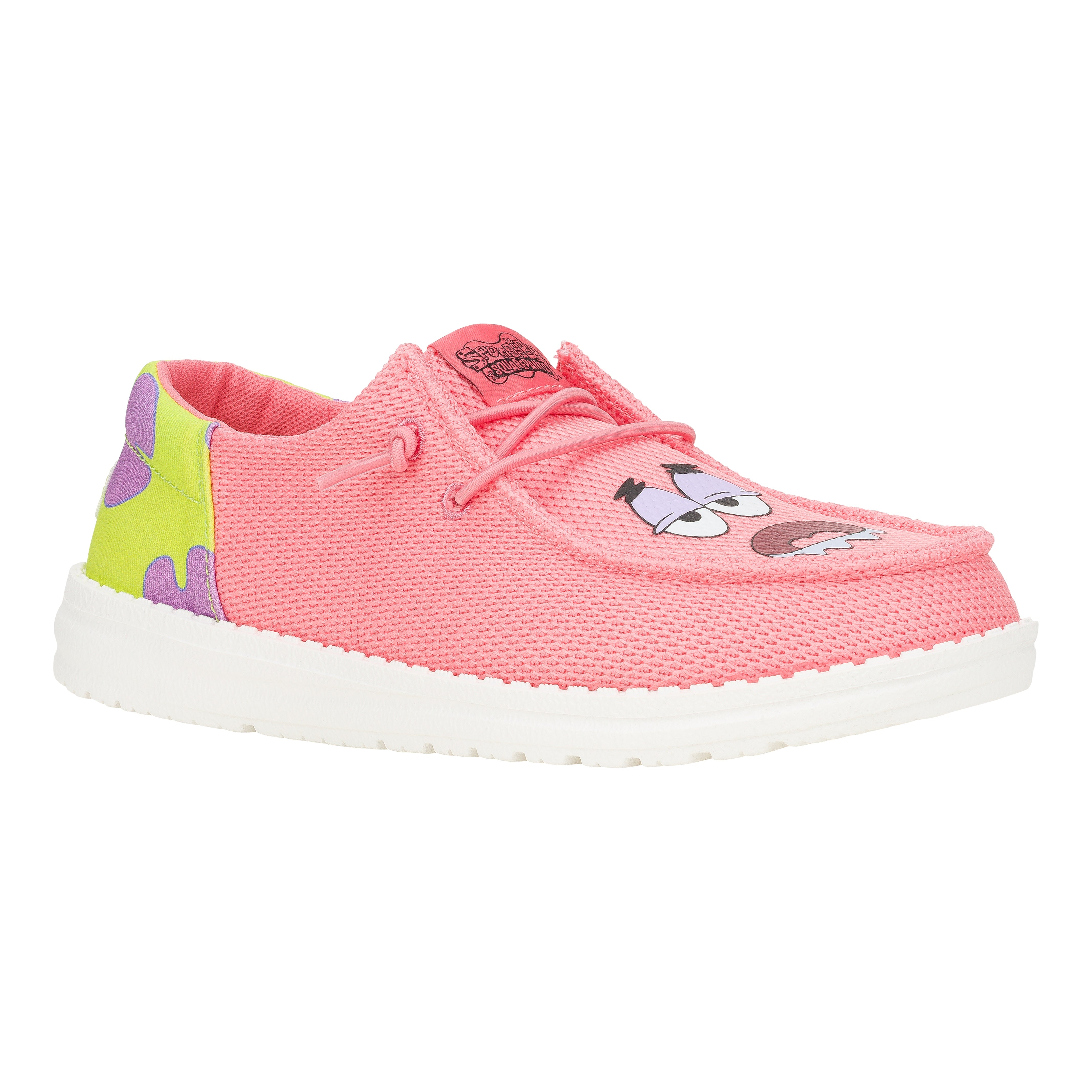 Patrick Star Slip-On Sneakers with Elastic Laces | Wendy Funk