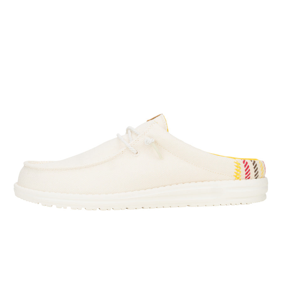 Linen Slip-On Shoes with Cork Footbed for Travel | Wally Slip Resort
