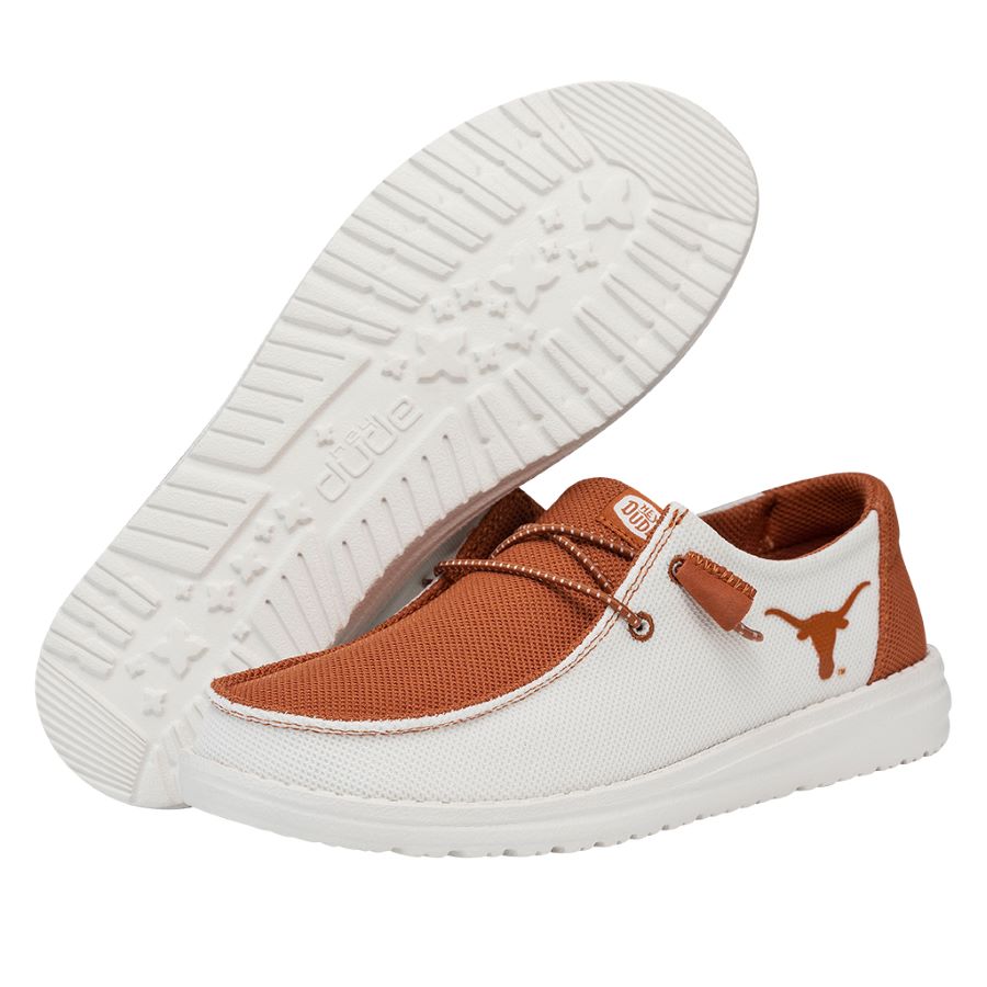 Women's Texas Longhorns Slip-On Shoes | HEYDUDE Wendy Comfort