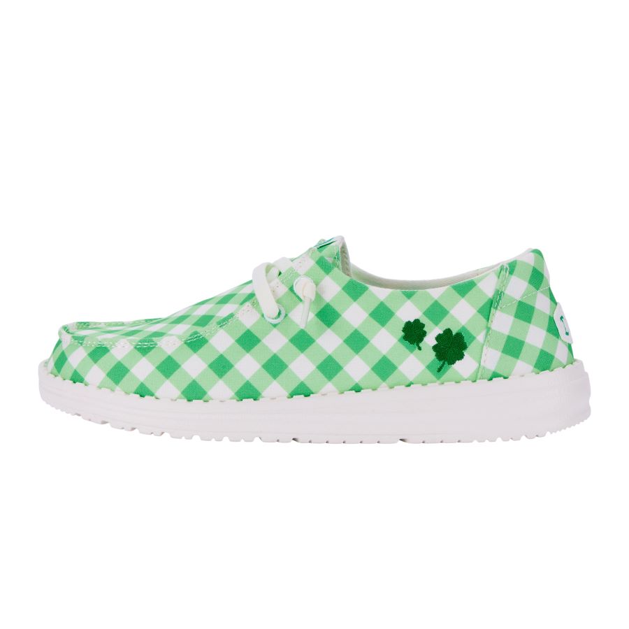 St. Patrick's Day Canvas Shoes with Elastic Laces | Wendy