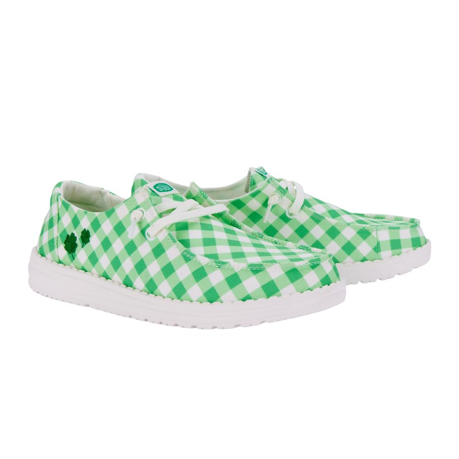St. Patrick's Day Canvas Shoes with Elastic Laces | Wendy