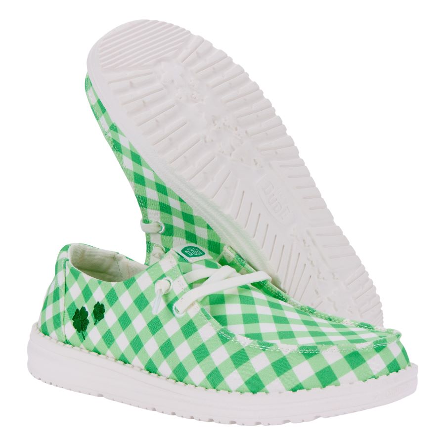 St. Patrick's Day Canvas Shoes with Elastic Laces | Wendy