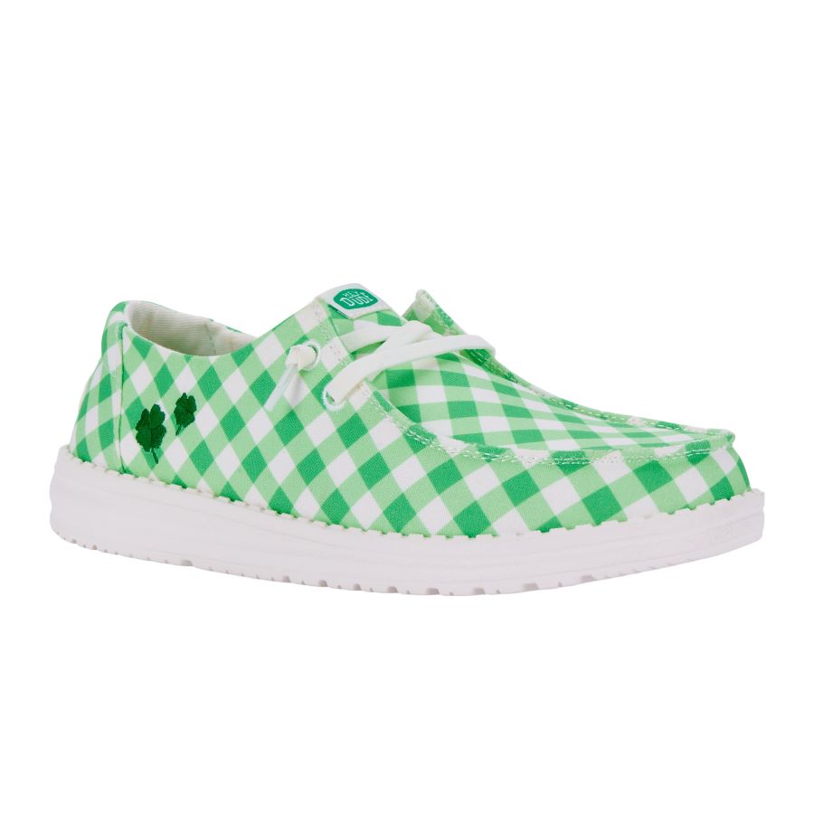 St. Patrick's Day Canvas Shoes with Elastic Laces | Wendy