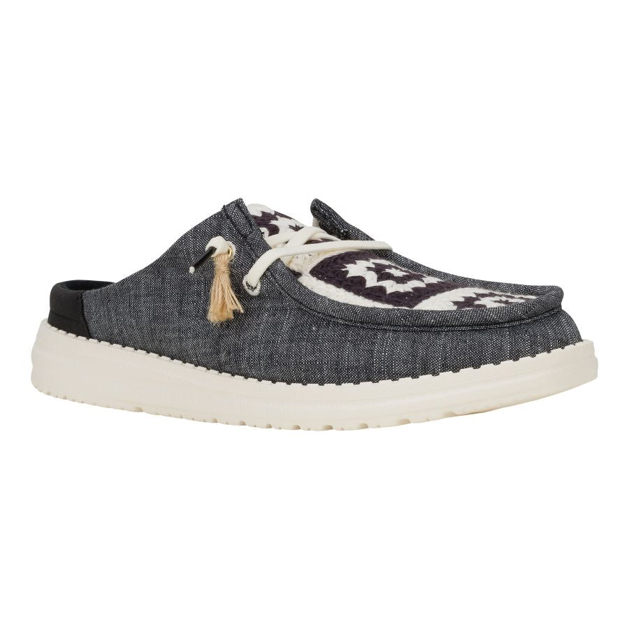 Comfortable Cottagecore Slip-On Shoes with Crochet Detail | Wendy