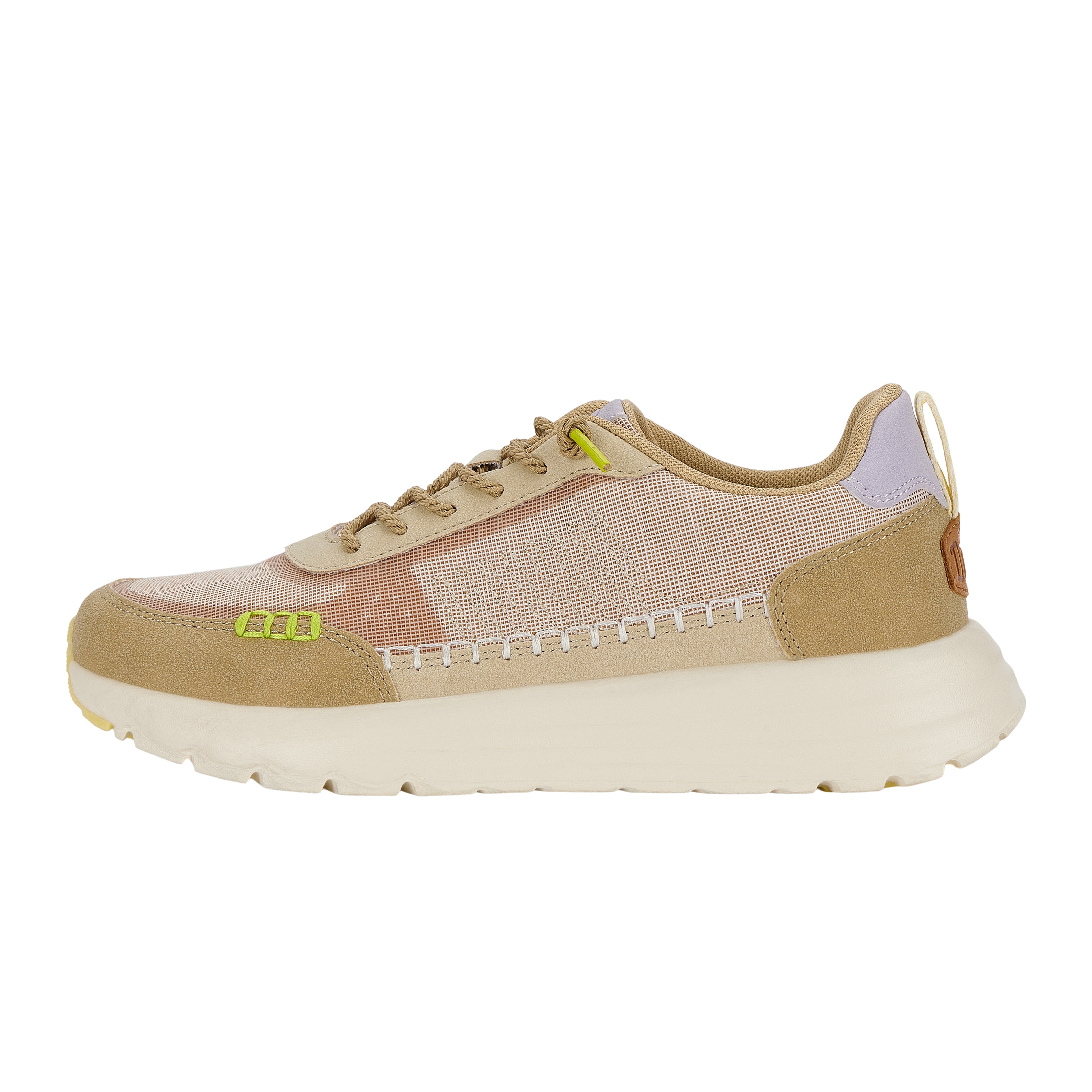 Boho Women's Shoes with Suede Toe & Heel | Sirocco Alta Wood Ash/Lavender