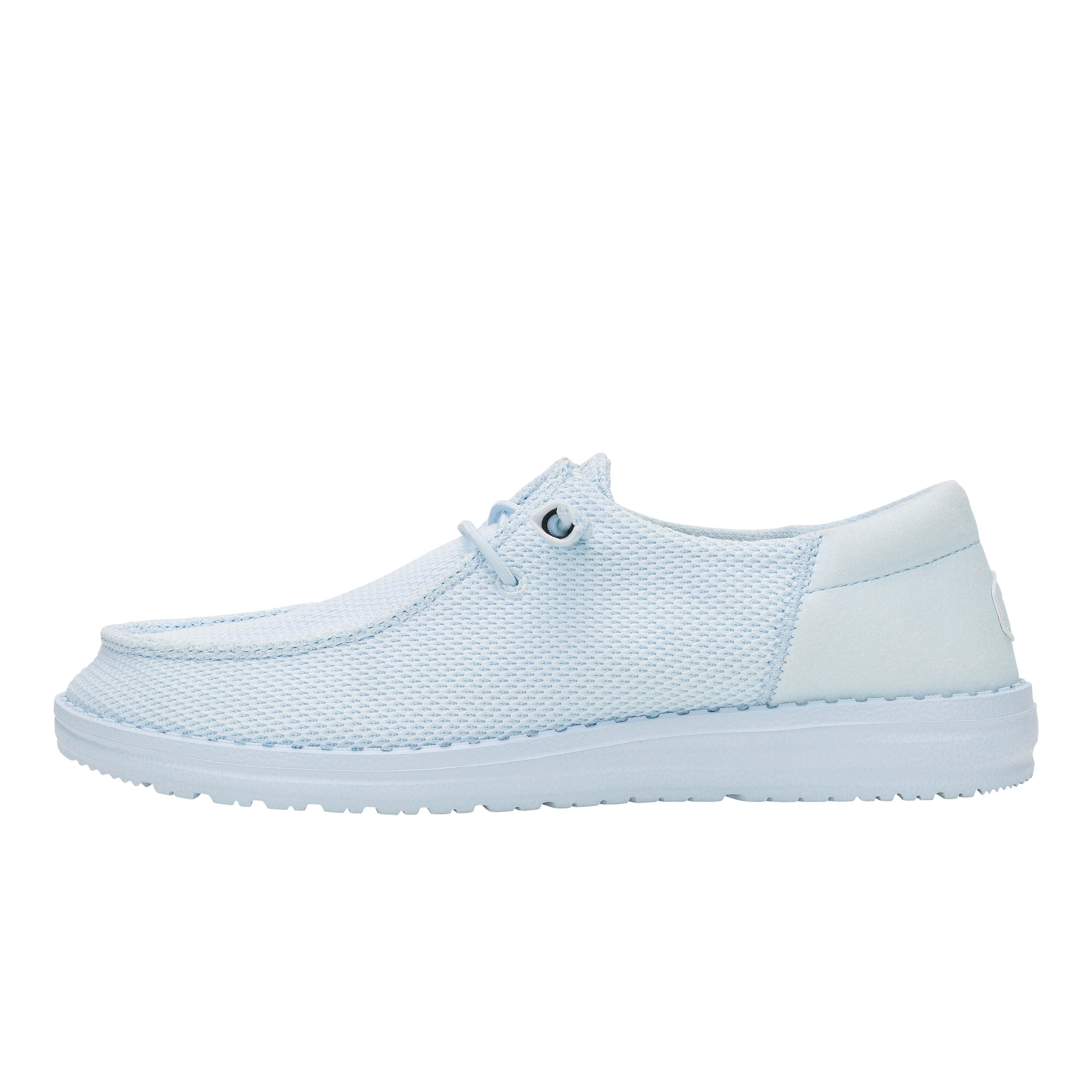 Stretchy Knit Slip-On Shoes with Removable Insole | Wendy Funk Mono Blue Breeze