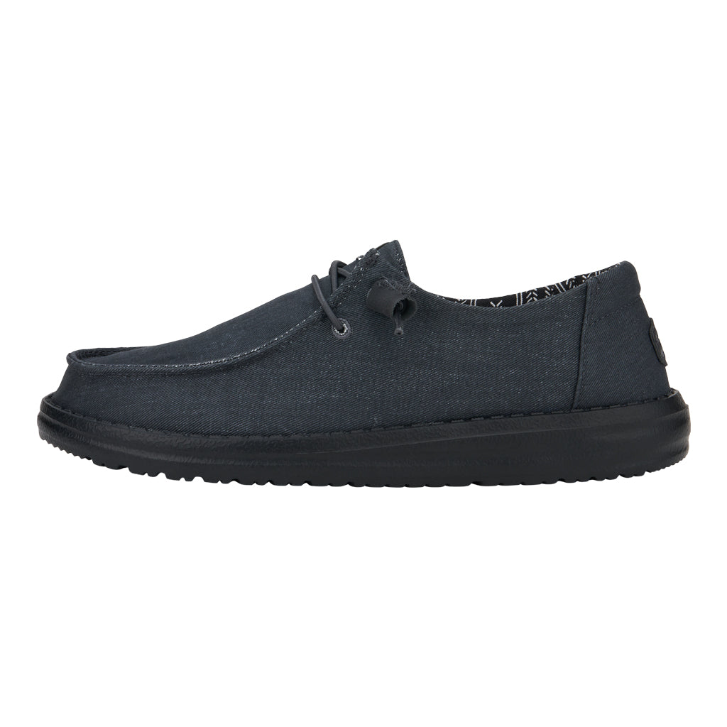 Casual Canvas Shoes with Elastic Laces & Removable Insole | Wendy Stretch