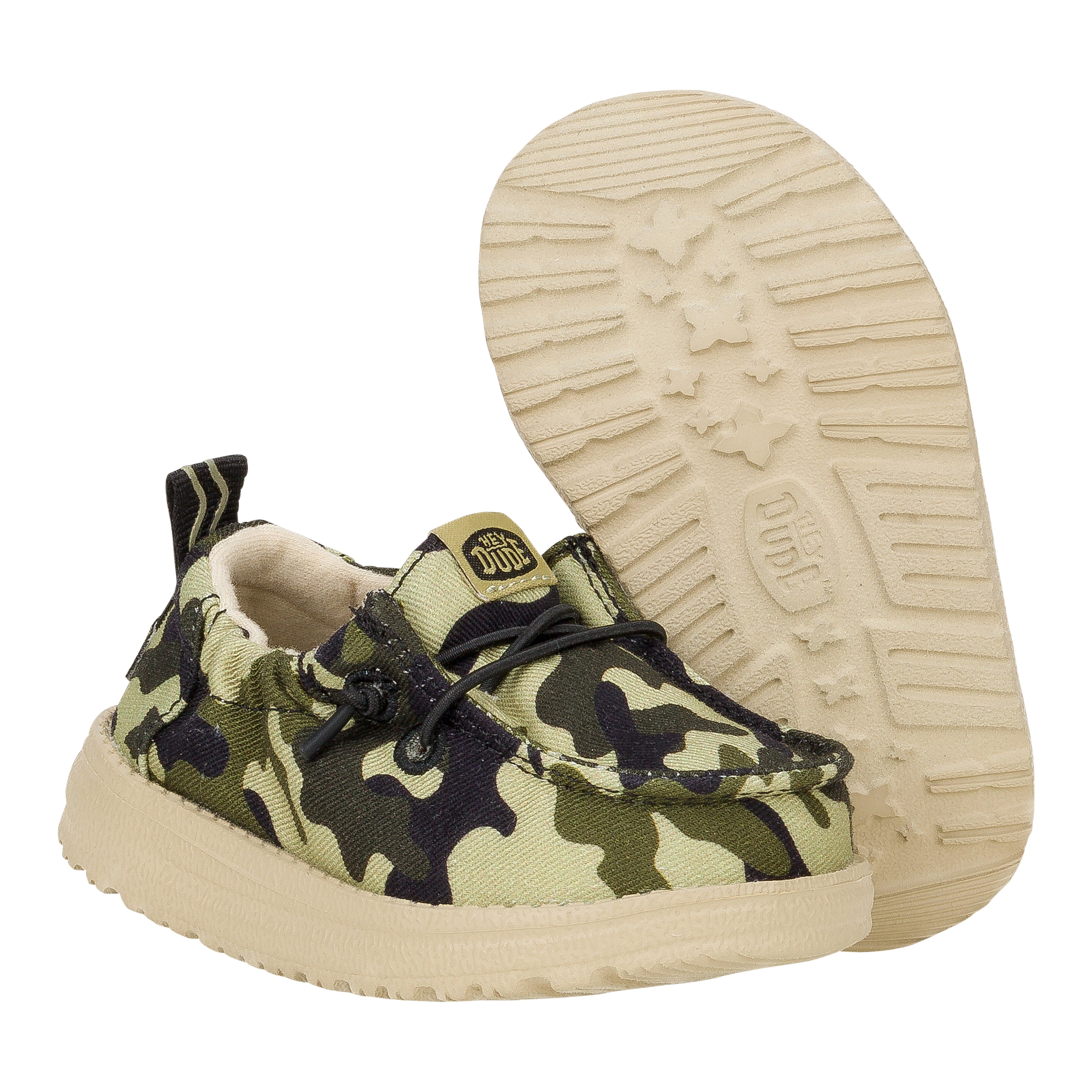 Baby Slip-On Shoes with Stretch Collar & Easy Grip | LilDude Camo Prints