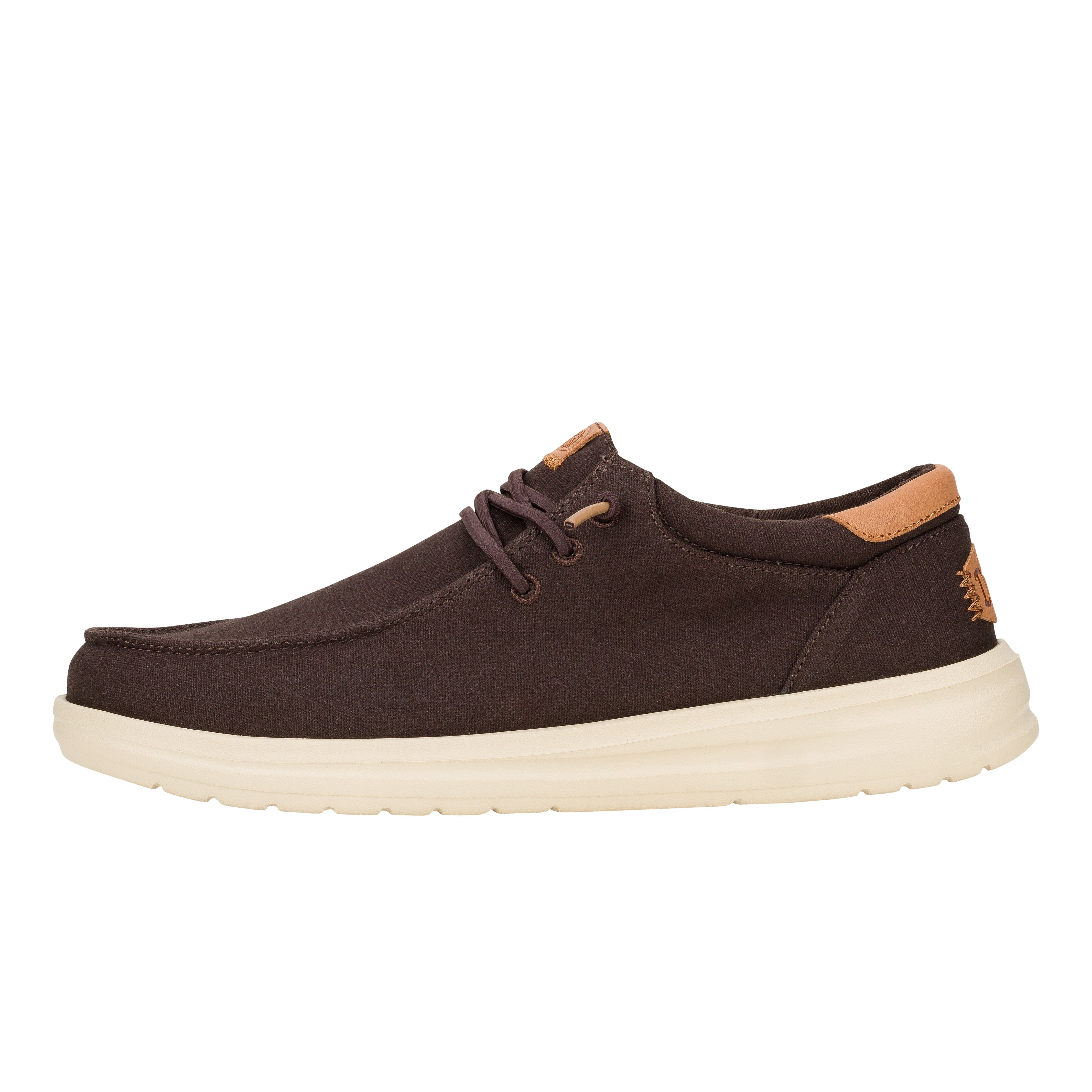 Men's Canvas Slip-On Shoes with Leather Details & Ultra Grip Sole | Paul