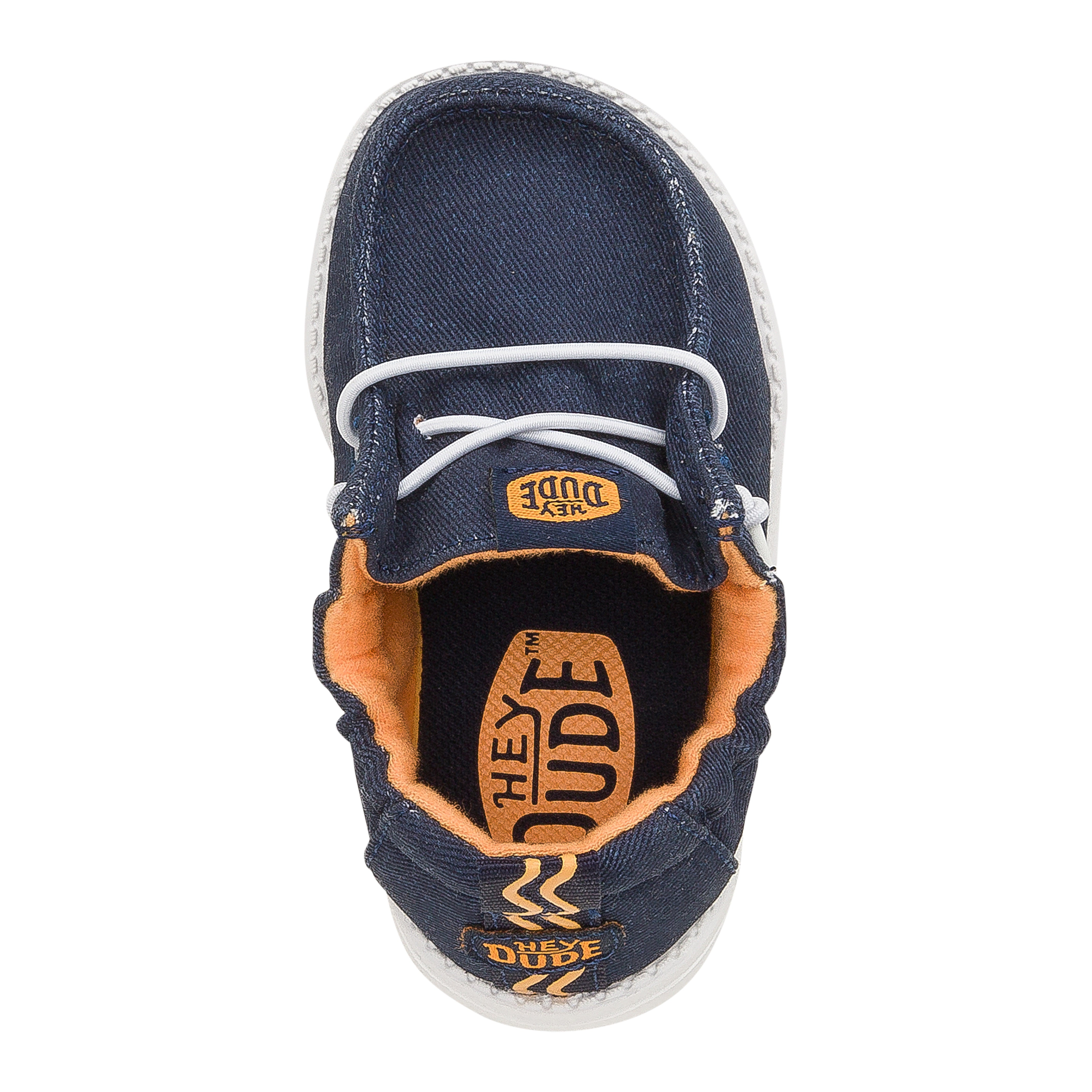 Baby Slip-On Shoes with Stretch Collar & Easy Grip | LilDude Classic Navy
