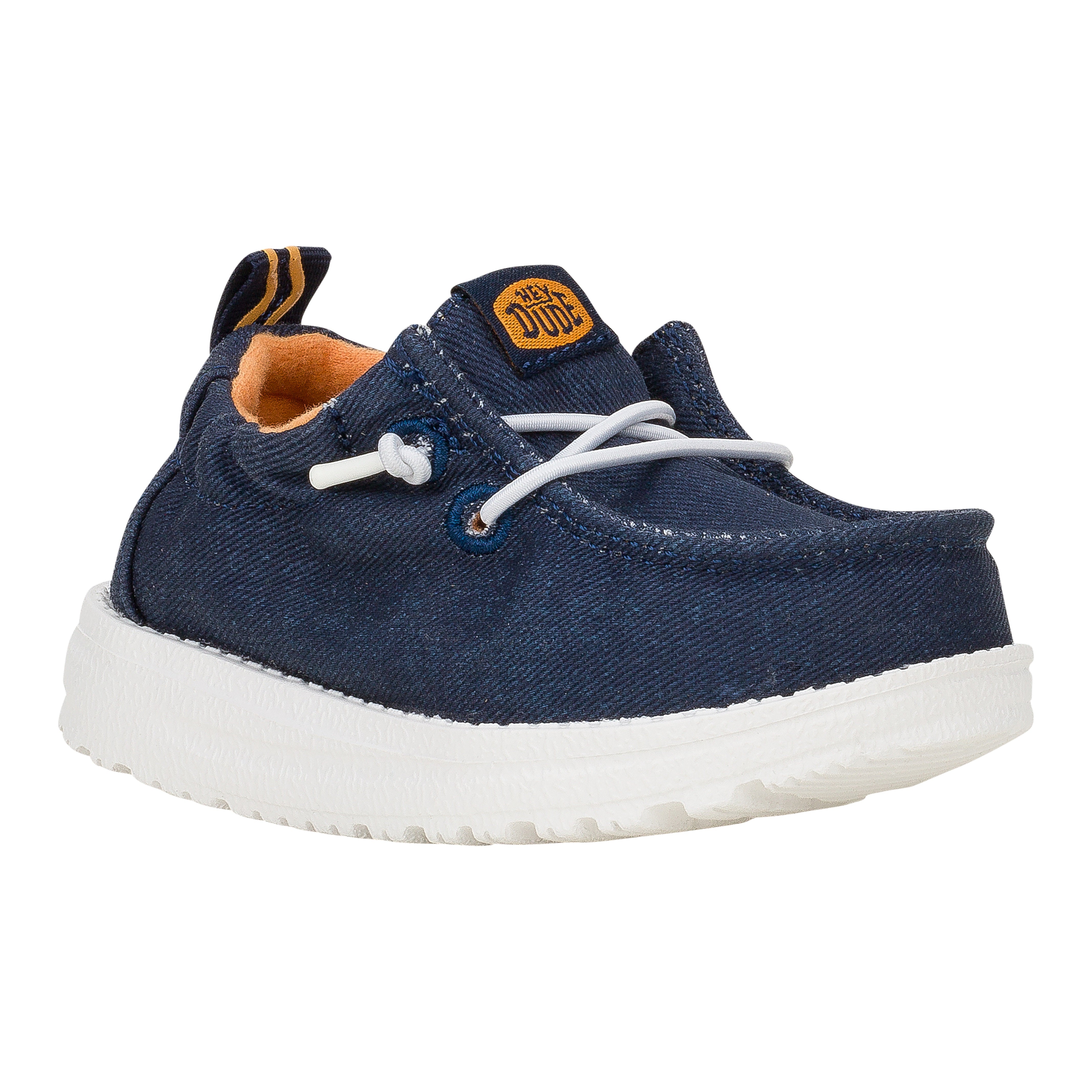 Baby Slip-On Shoes with Stretch Collar & Easy Grip | LilDude Classic Navy