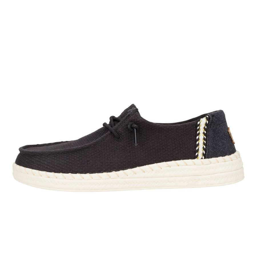 Woven Espadrille Sandals with Cork Footbed | Wendy Black