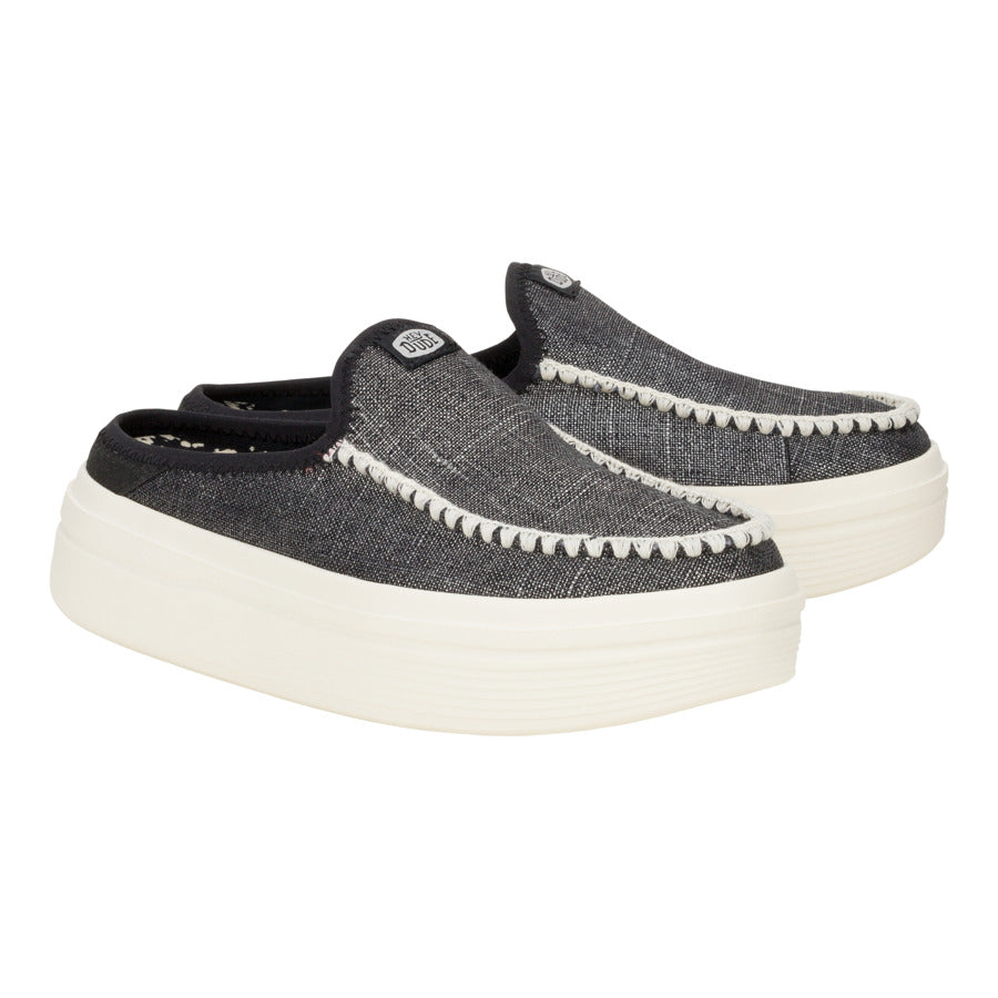 Platform Sneakers with Metallic Shimmer & Comfort Insole | Austin Lift Essentials