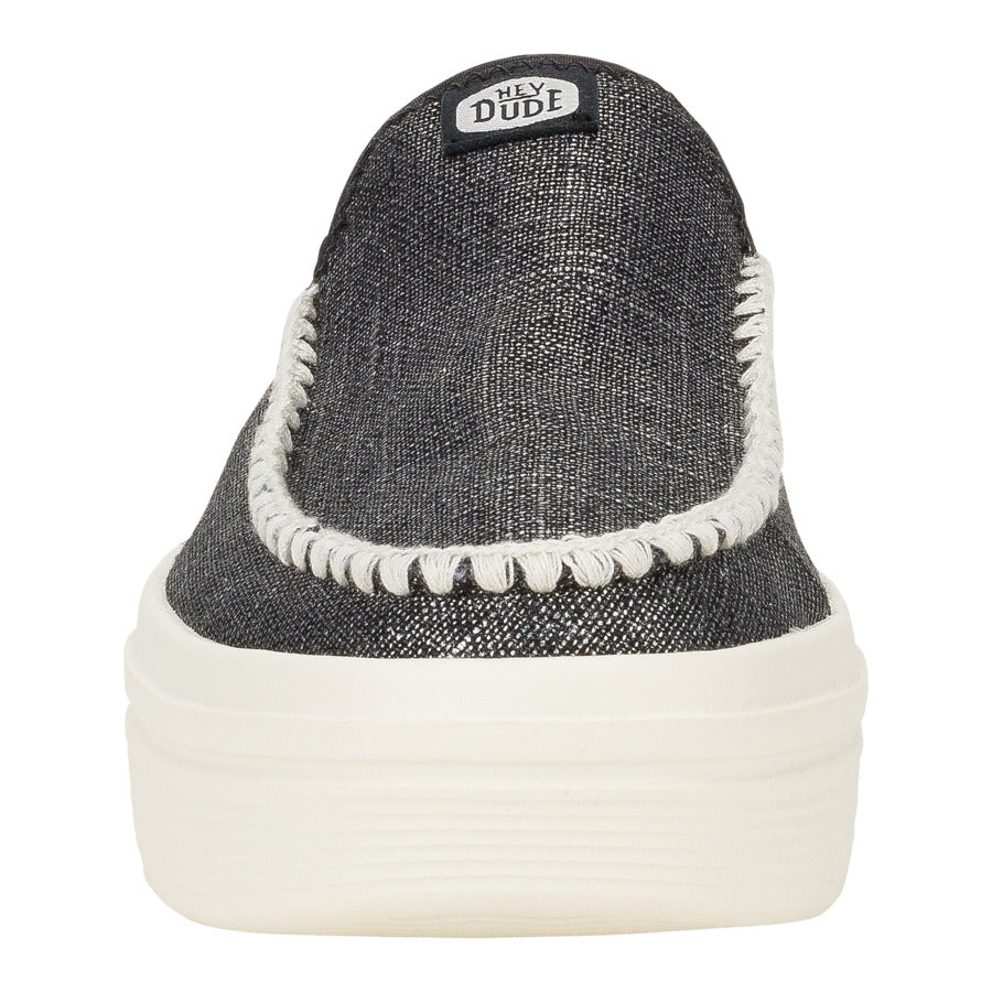 Platform Sneakers with Metallic Shimmer & Comfort Insole | Austin Lift Essentials