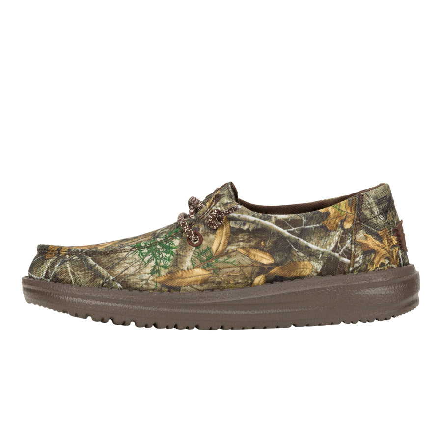 Realtree Edge Camo Canvas Shoes with Flex & Fold Technology | Wendy Youth