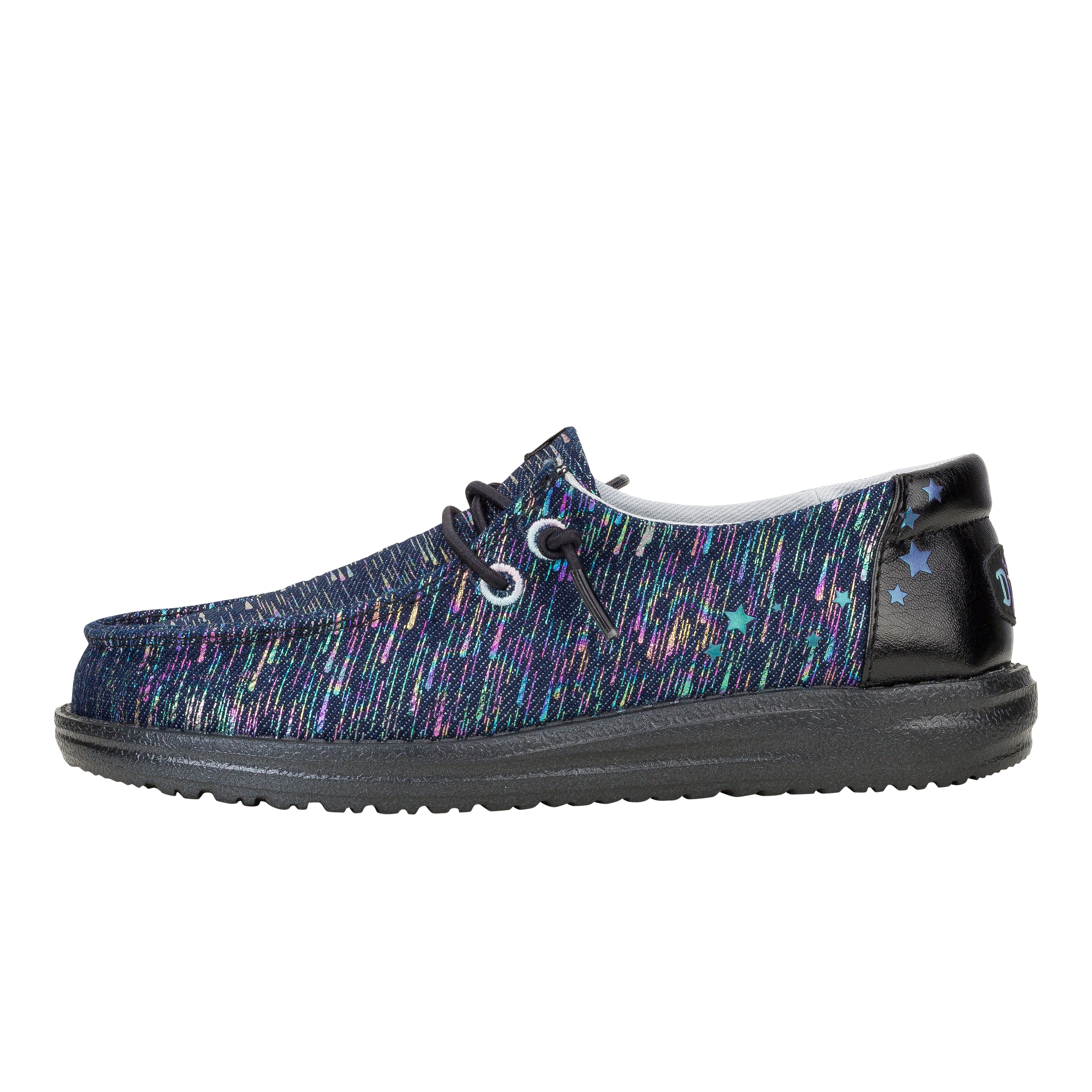 Kids' Iridescent Star Slip-On Shoes for Girls | HEYDUDE Wendy Youth