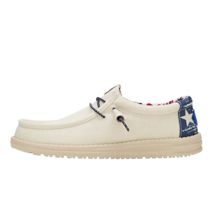 Texas Flag Slip-On Shoes with Elastic Laces | HEYDUDE Wally