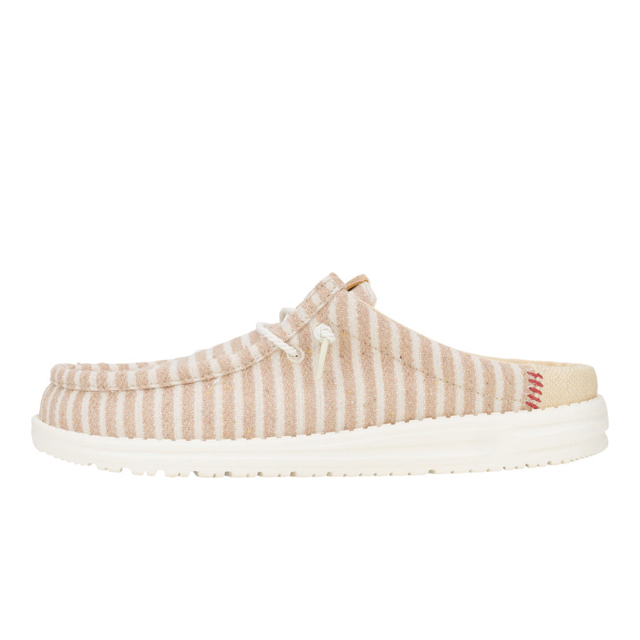 Linen Slip-On Shoes with Cork Footbed for Travel | Wally Slip Resort