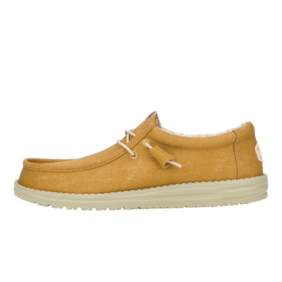 Wally Stretch Canvas Shoes for Comfort & Travel | Cumin Brown/Stone Grey