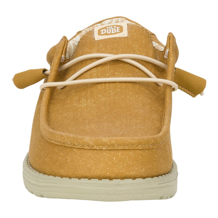 Wally Stretch Canvas Shoes for Comfort & Travel | Cumin Brown/Stone Grey