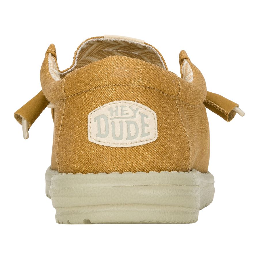 Wally Stretch Canvas Shoes for Comfort & Travel | Cumin Brown/Stone Grey
