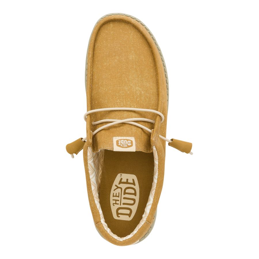 Wally Stretch Canvas Shoes for Comfort & Travel | Cumin Brown/Stone Grey